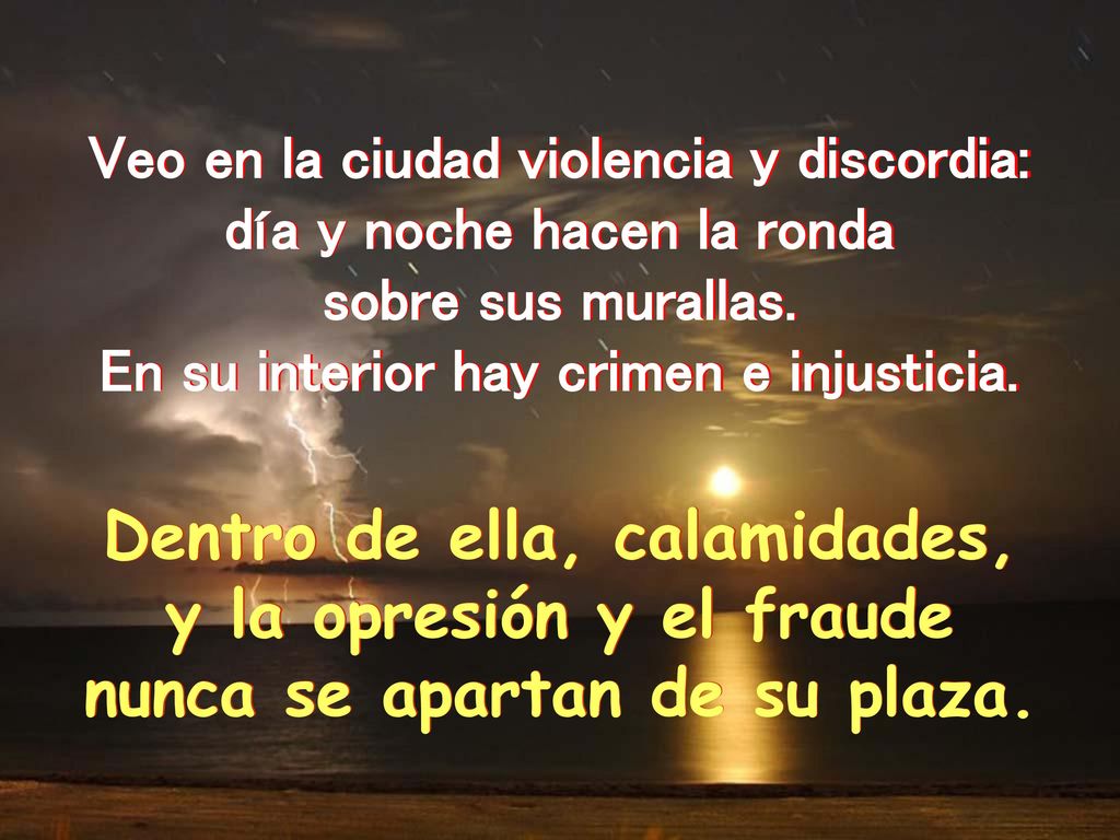 Dentro de ella, calamidades, y la opresión y el fraude