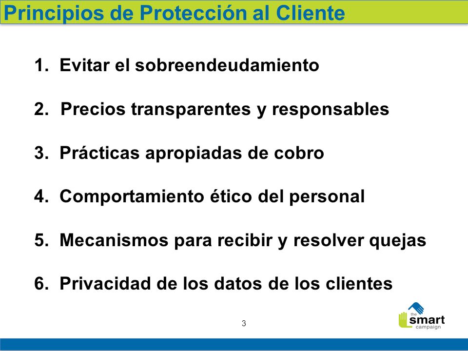 Principios de Protección al Cliente
