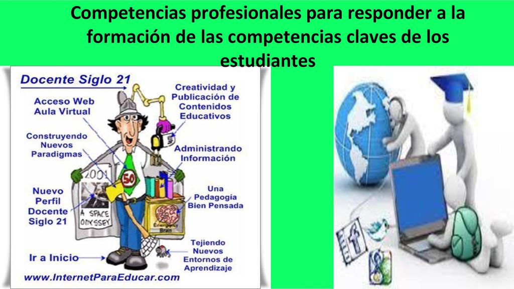 Competencias profesionales para responder a la formación de las competencias claves de los estudiantes