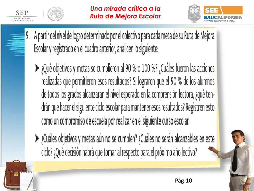 Una mirada crítica a la Ruta de Mejora Escolar