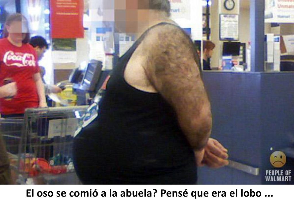 El oso se comió a la abuela Pensé que era el lobo ...