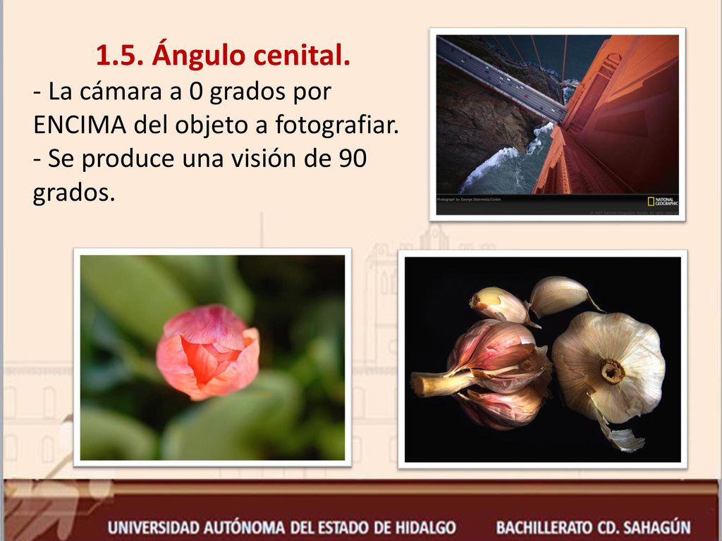 1.5. Ángulo cenital. - La cámara a 0 grados por