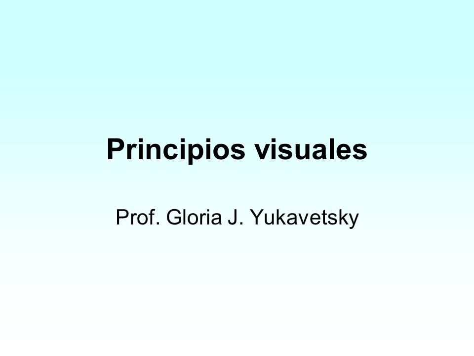 Prof. Gloria J. Yukavetsky