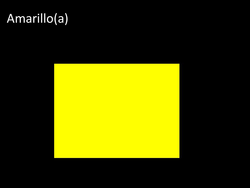 Amarillo(a)