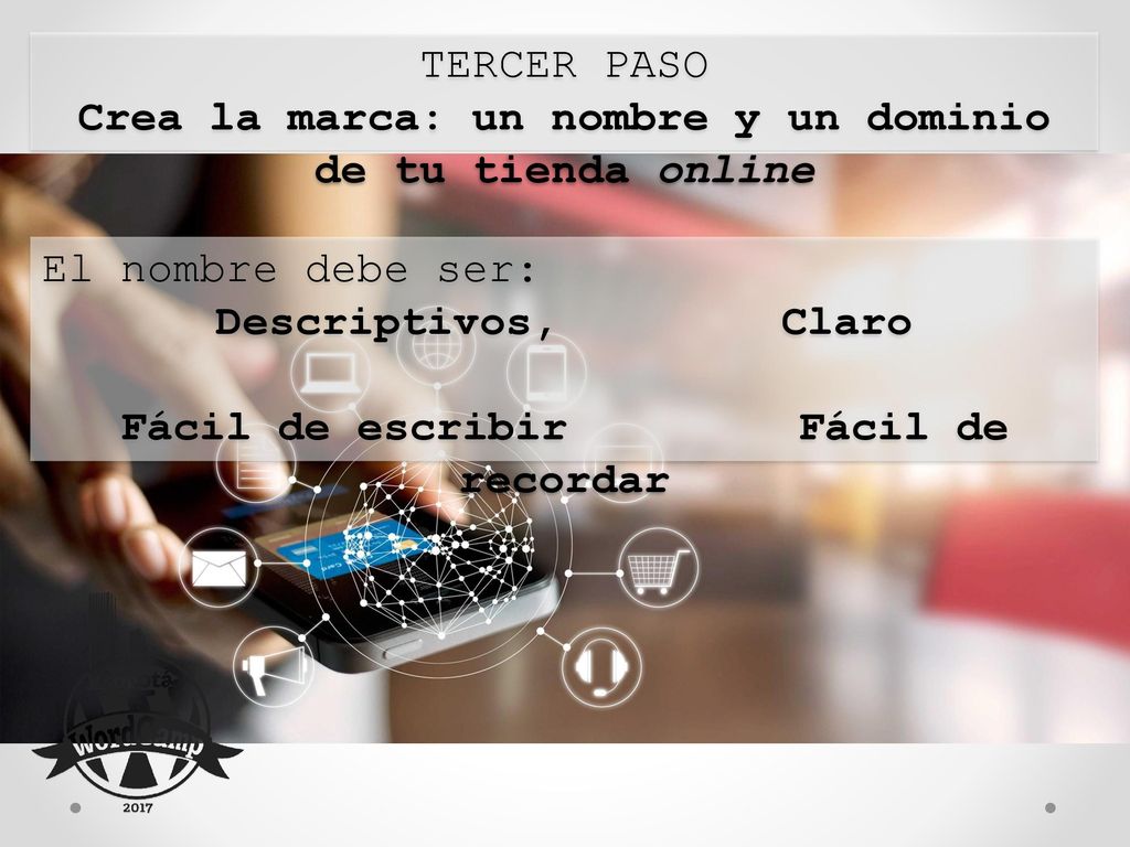 Crea la marca: un nombre y un dominio de tu tienda online