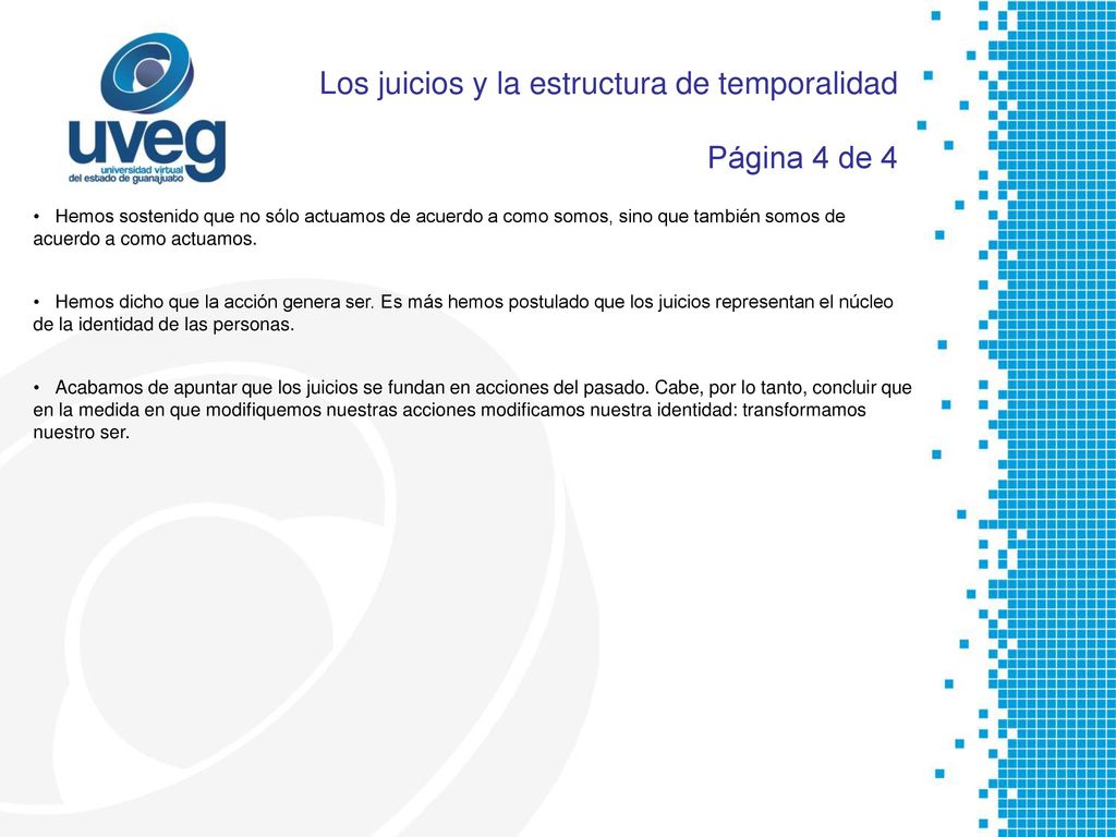 Los juicios y la estructura de temporalidad Página 4 de 4