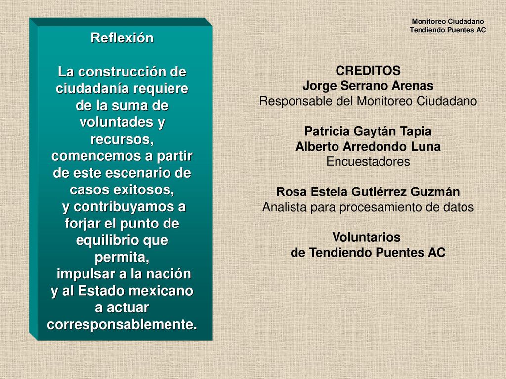 y contribuyamos a forjar el punto de equilibrio que permita,