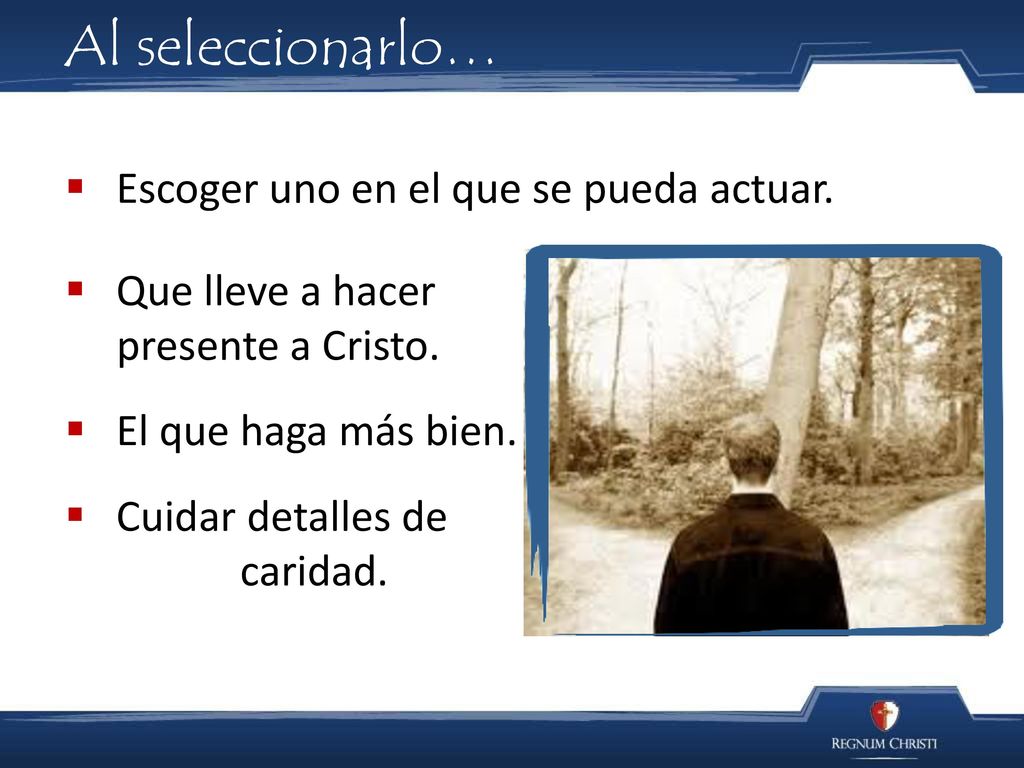 Al seleccionarlo… Escoger uno en el que se pueda actuar.