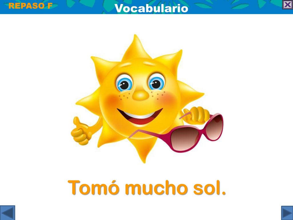 REPASO F ¡Así se dice! Repaso F De vacaciones On vacation. - ppt descargar