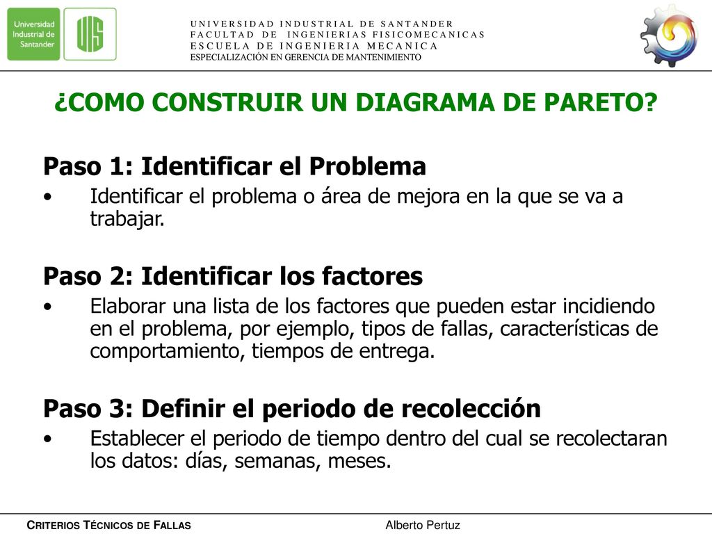 ¿COMO CONSTRUIR UN DIAGRAMA DE PARETO