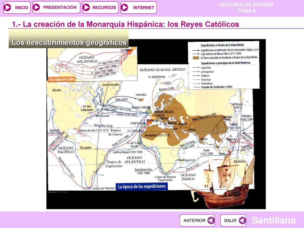 1.- La creación de la Monarquía Hispánica: los Reyes Católicos