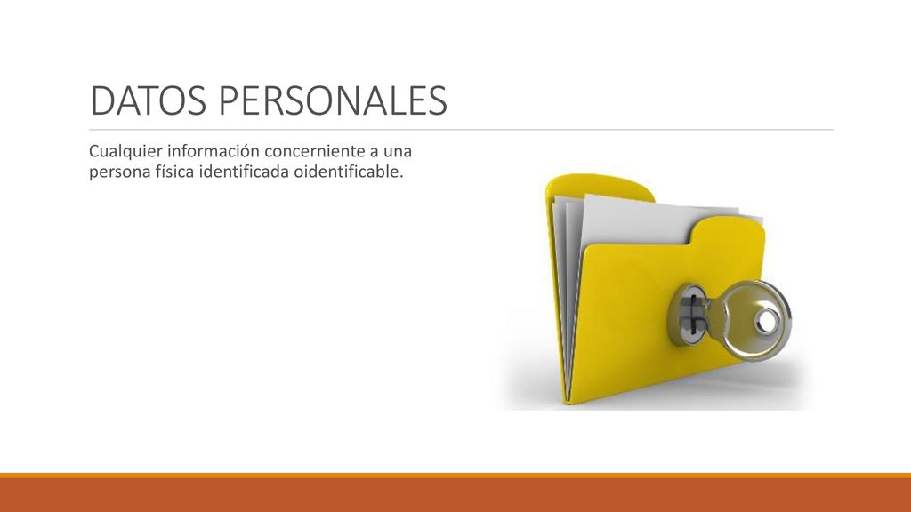 DATOS PERSONALES Cualquier información concerniente a una persona física identificada oidentificable.