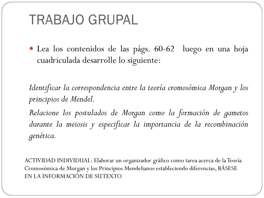 TRABAJO GRUPAL Lea los contenidos de las págs luego en una hoja cuadriculada desarrolle lo siguiente: