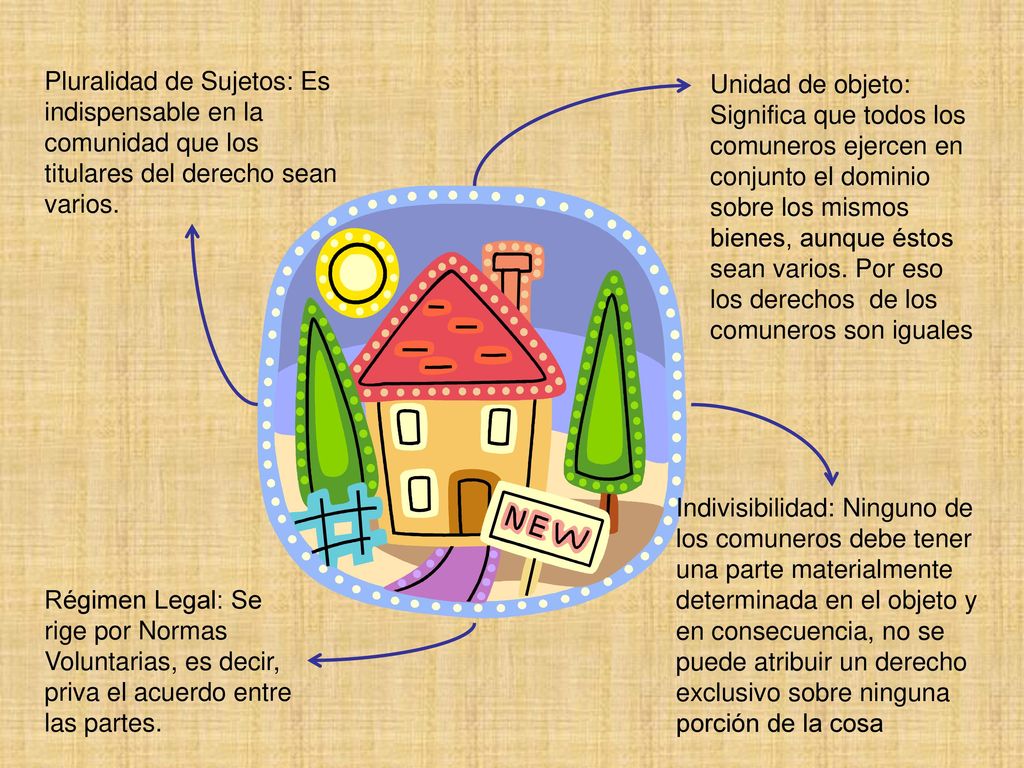 Pluralidad de Sujetos: Es indispensable en la comunidad que los titulares del derecho sean varios.