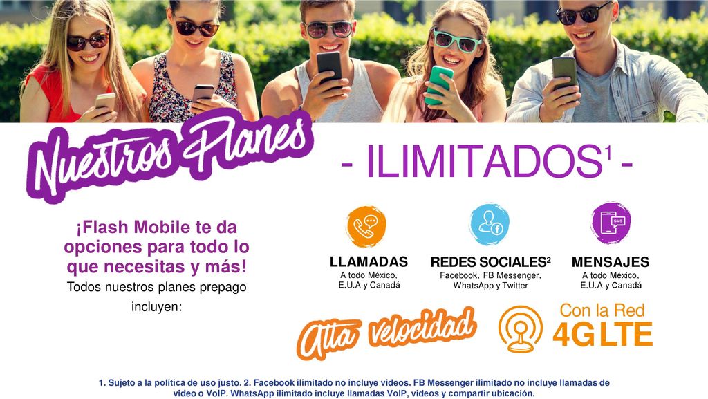 ¡Flash Mobile te da opciones para todo lo que necesitas y más!