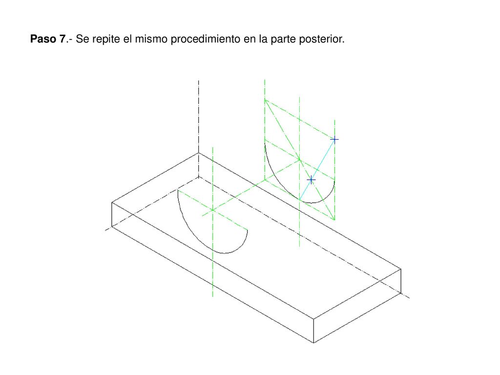 Paso 7.- Se repite el mismo procedimiento en la parte posterior.