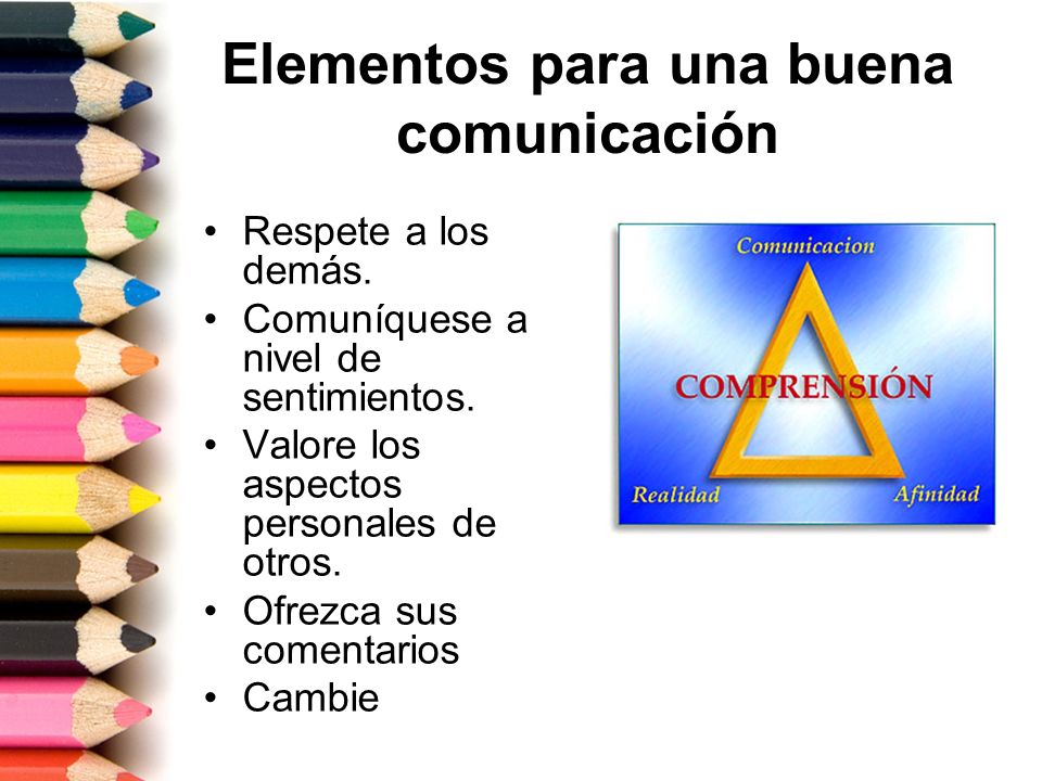 Elementos para una buena comunicación