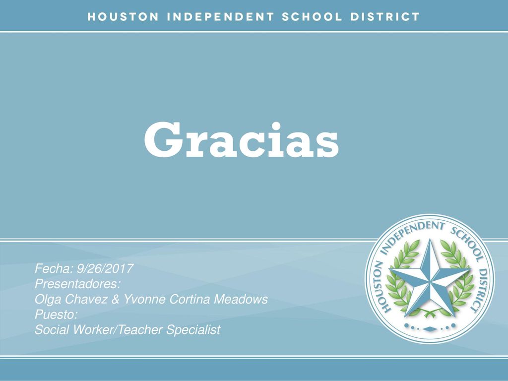 Gracias Fecha: 9/26/2017. Presentadores: Olga Chavez & Yvonne Cortina Meadows.