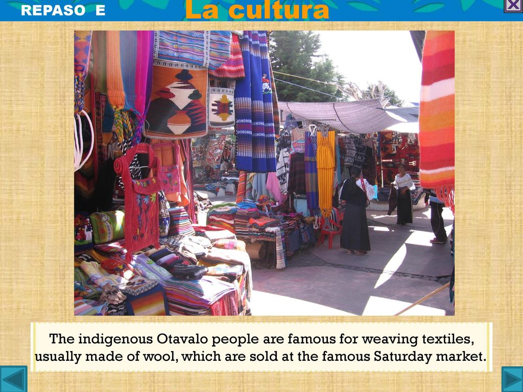 La cultura REPASO E.
