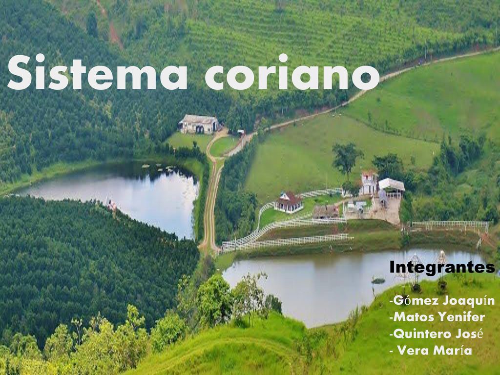 Sistema coriano Sistema coriano Integrantes -Gómez Joaquín