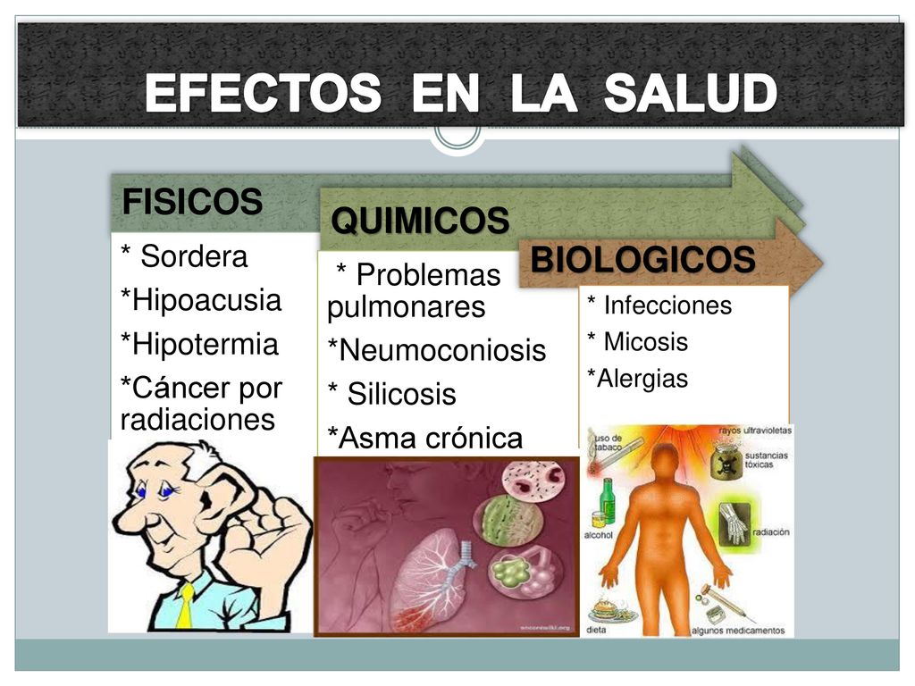 EFECTOS EN LA SALUD FISICOS QUIMICOS BIOLOGICOS * Sordera