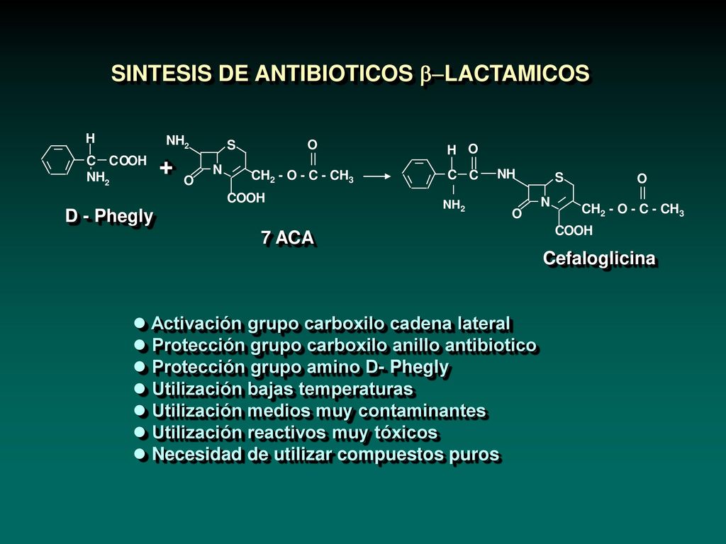 + SINTESIS DE ANTIBIOTICOS LACTAMICOS D - Phegly 7 ACA Cefaloglicina