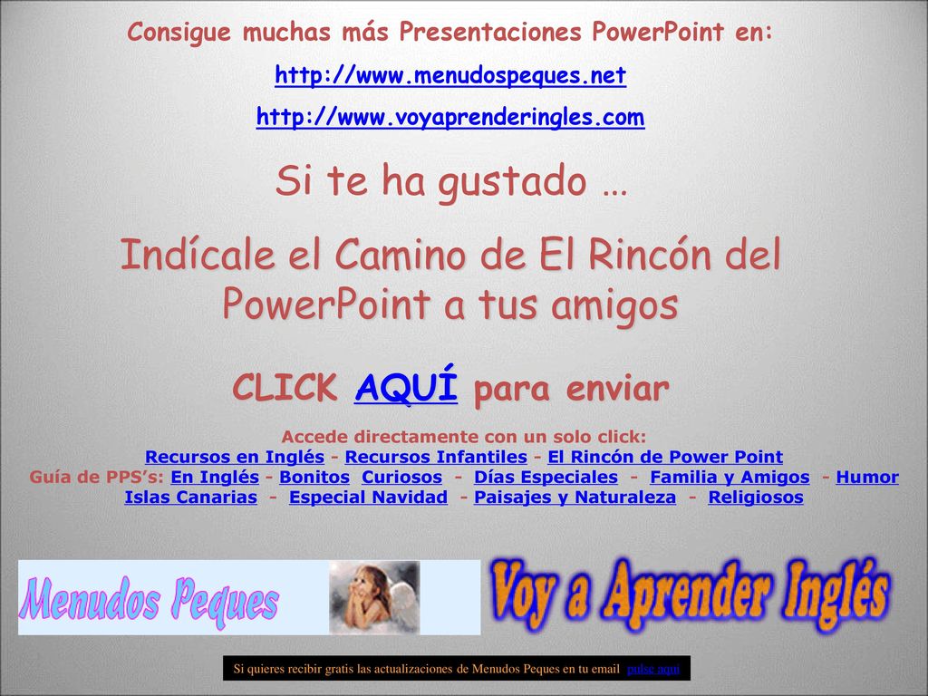 Indícale el Camino de El Rincón del PowerPoint a tus amigos