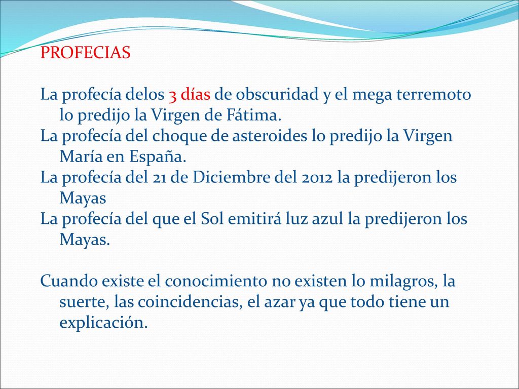 PROFECIAS La profecía delos 3 días de obscuridad y el mega terremoto lo predijo la Virgen de Fátima.