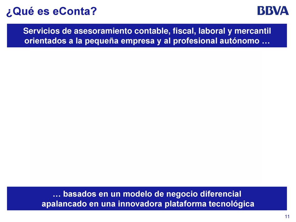 ¿Qué es eConta Servicios de asesoramiento contable, fiscal, laboral y mercantil. orientados a la pequeña empresa y al profesional autónomo …