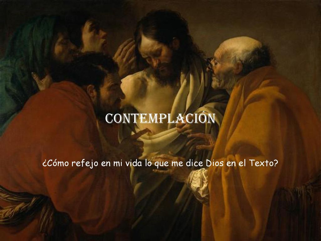 ¿Cómo refejo en mi vida lo que me dice Dios en el Texto