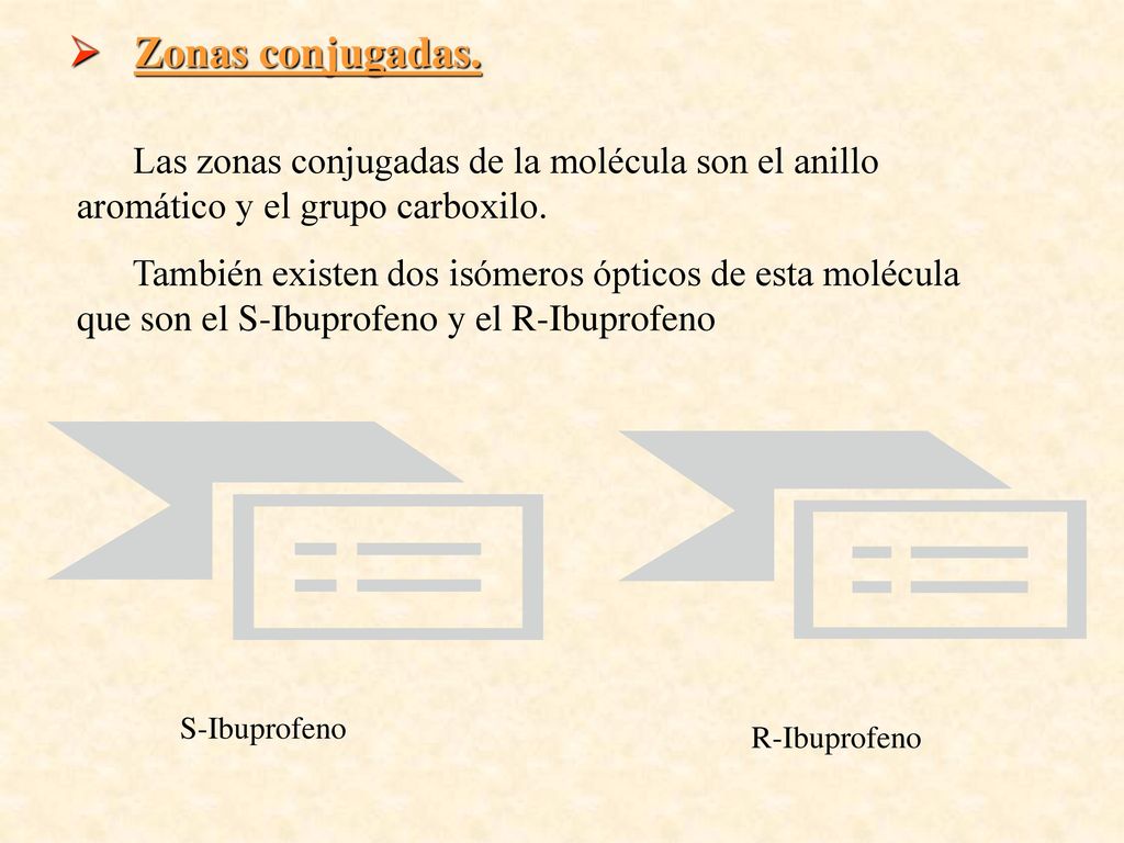 Zonas conjugadas. Las zonas conjugadas de la molécula son el anillo aromático y el grupo carboxilo.