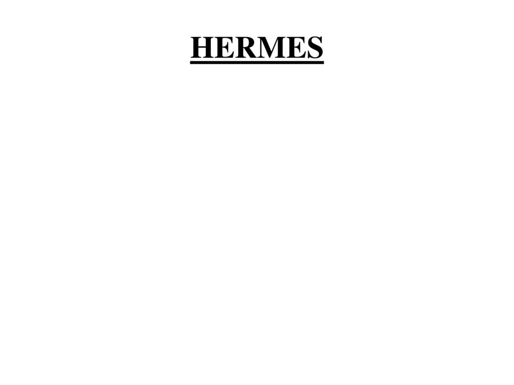 HERMES Hijo de Zeus. Dios del comercio y la navegación.