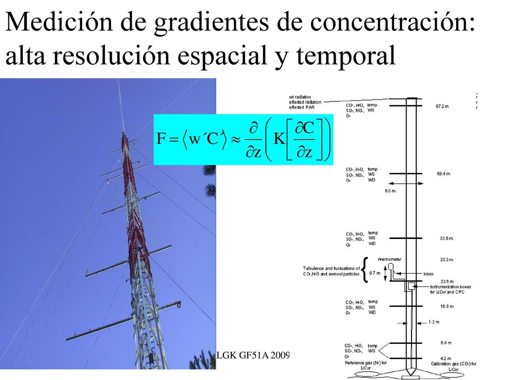 Medición de gradientes de concentración: alta resolución espacial y temporal