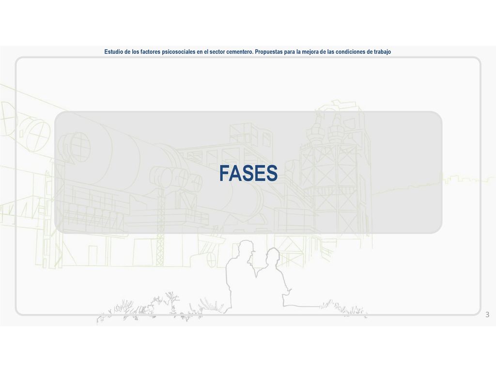 Estudio de los factores psicosociales en el sector cementero