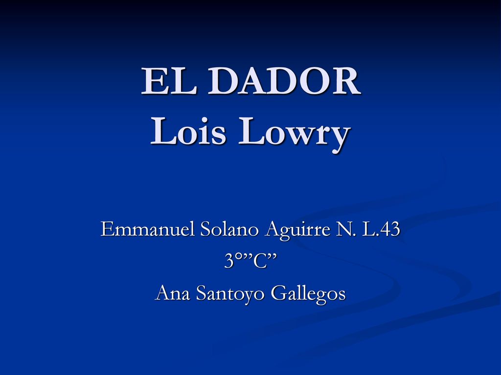 Emmanuel Solano Aguirre N. L.43 3° C Ana Santoyo Gallegos