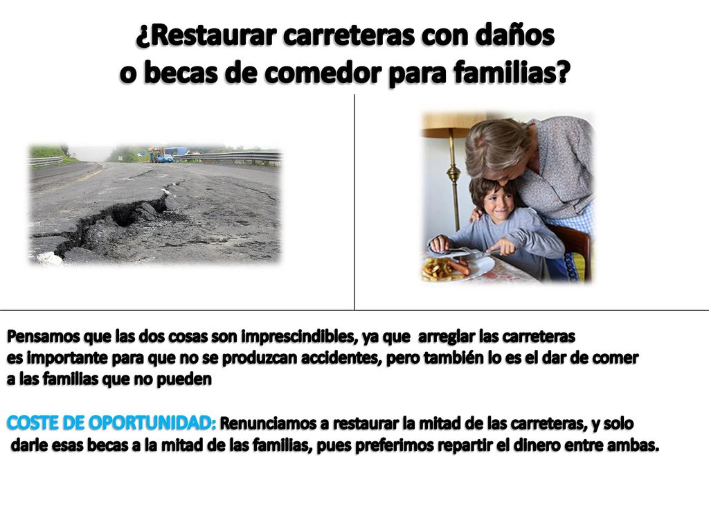 ¿Restaurar carreteras con daños o becas de comedor para familias