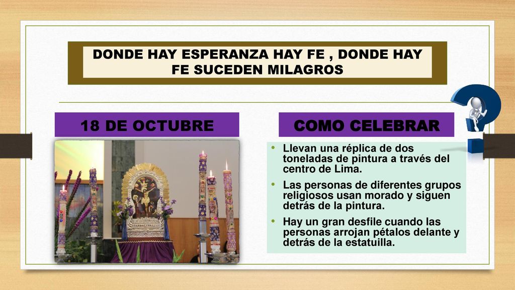 DONDE HAY ESPERANZA HAY FE , DONDE HAY FE SUCEDEN MILAGROS