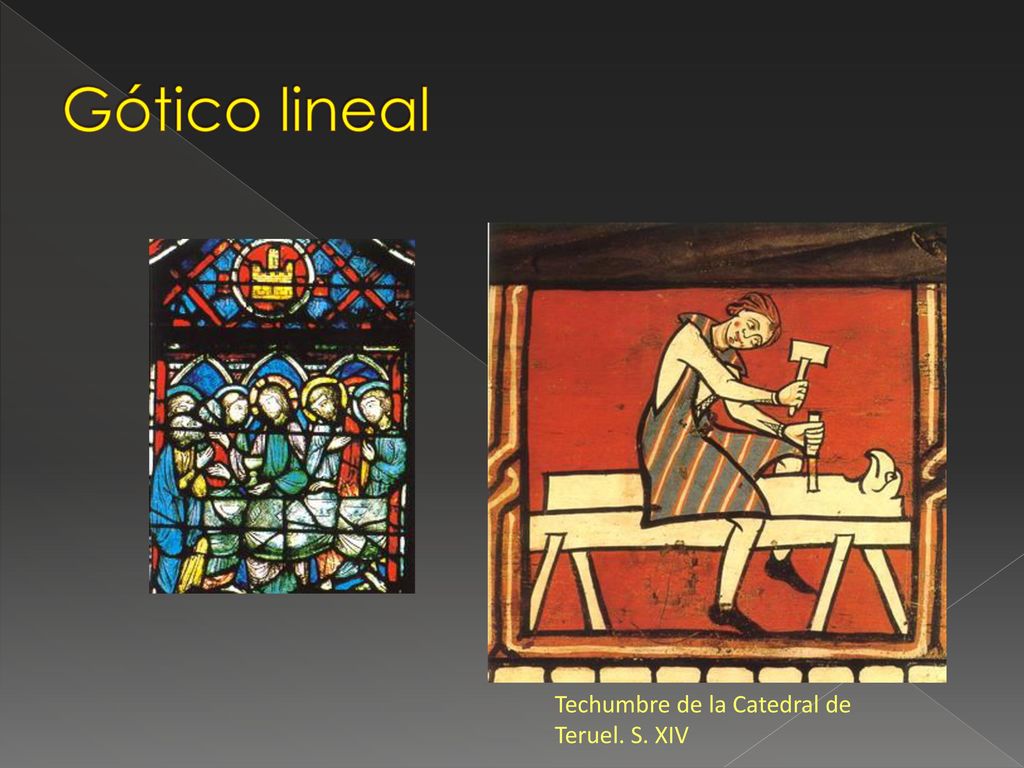 Gótico lineal Techumbre de la Catedral de Teruel. S. XIV