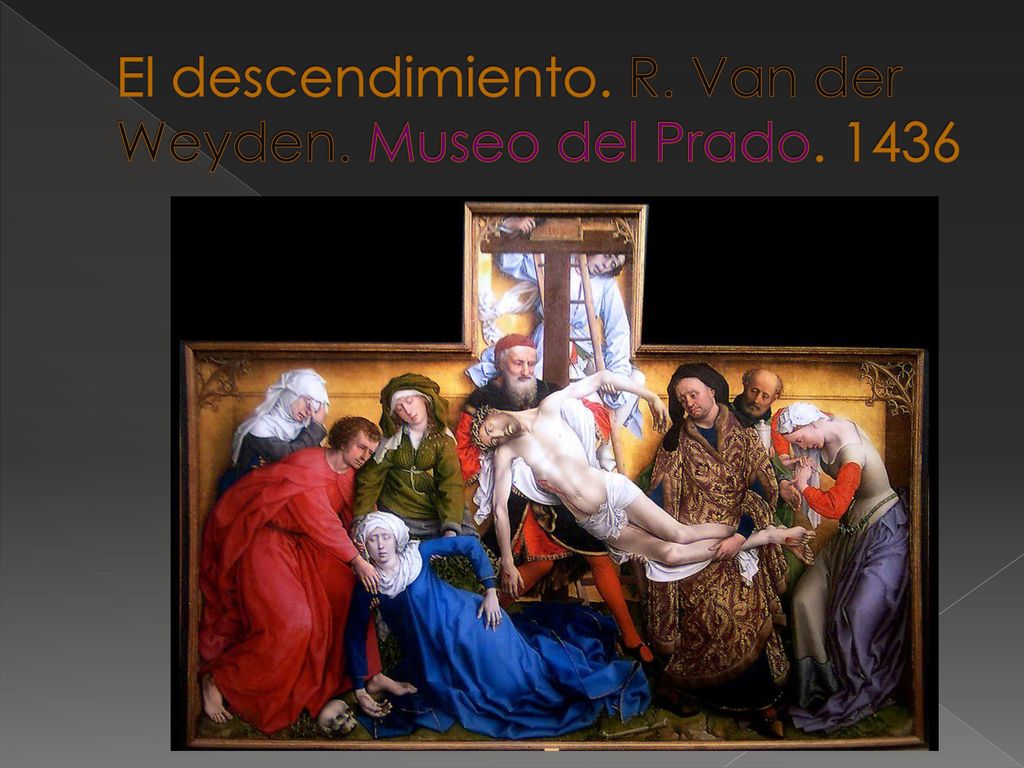 El descendimiento. R. Van der Weyden. Museo del Prado. 1436
