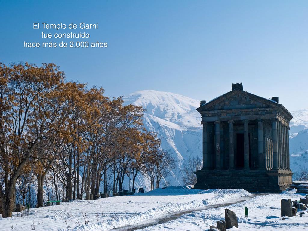 El Templo de Garni fue construido hace más de 2,000 años