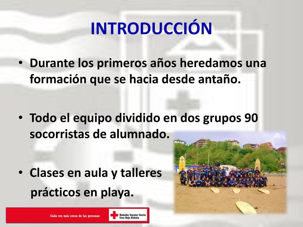 INTRODUCCIÓN Durante los primeros años heredamos una formación que se hacia desde antaño.
