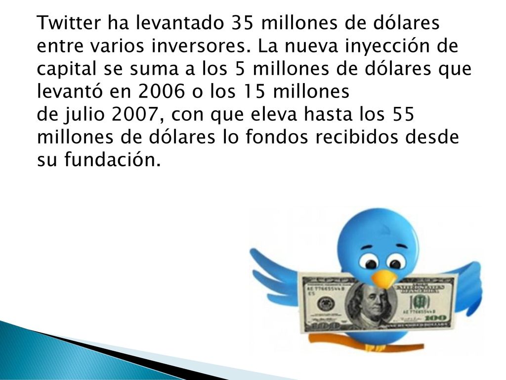 Twitter ha levantado 35 millones de dólares entre varios inversores