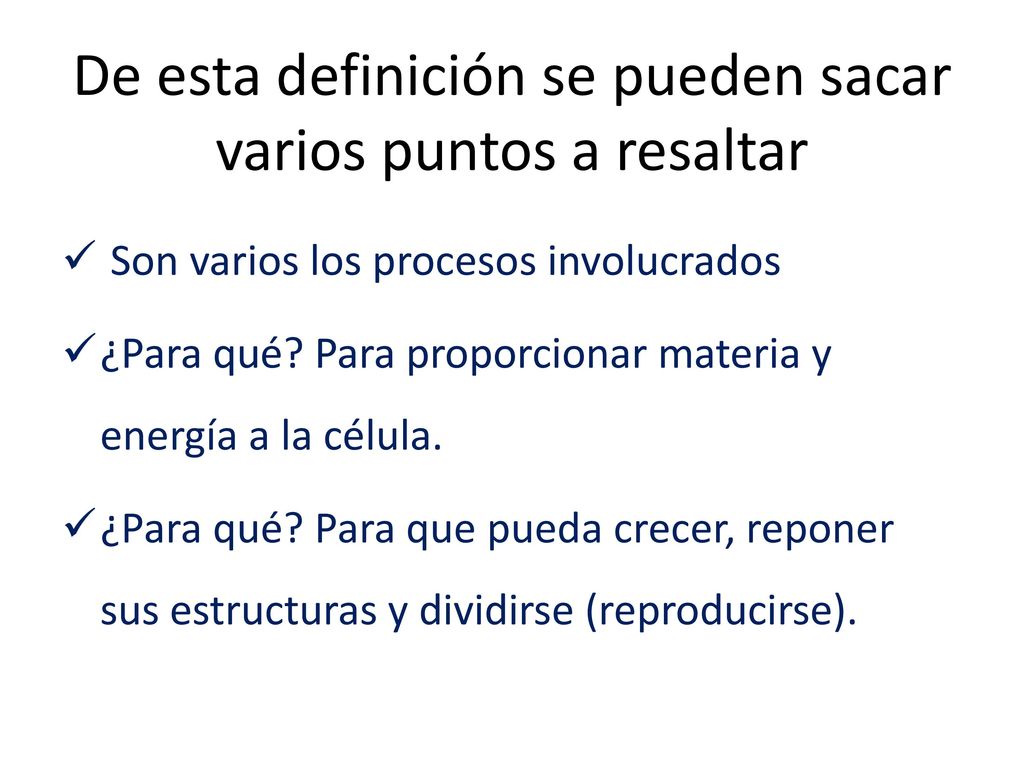 De esta definición se pueden sacar varios puntos a resaltar