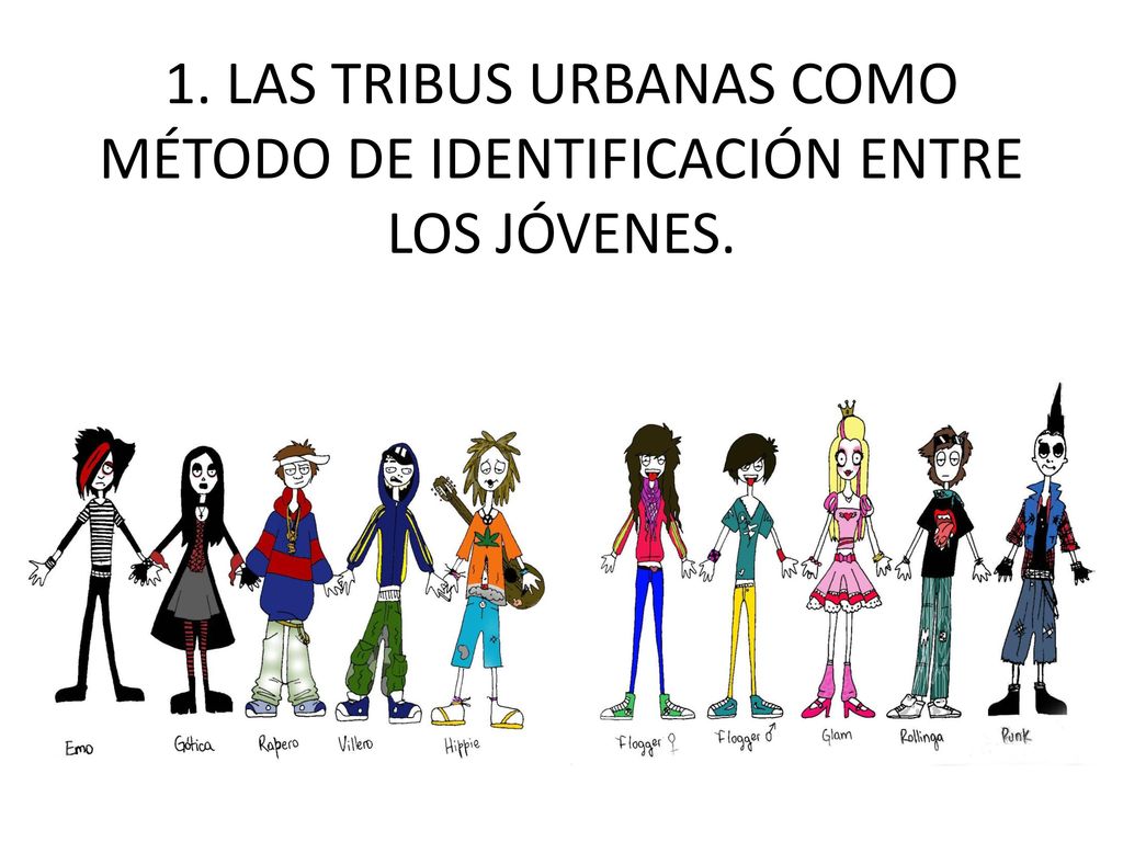 1. LAS TRIBUS URBANAS COMO MÉTODO DE IDENTIFICACIÓN ENTRE LOS JÓVENES.
