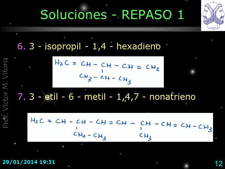 Soluciones - REPASO isopropil - 1,4 - hexadieno