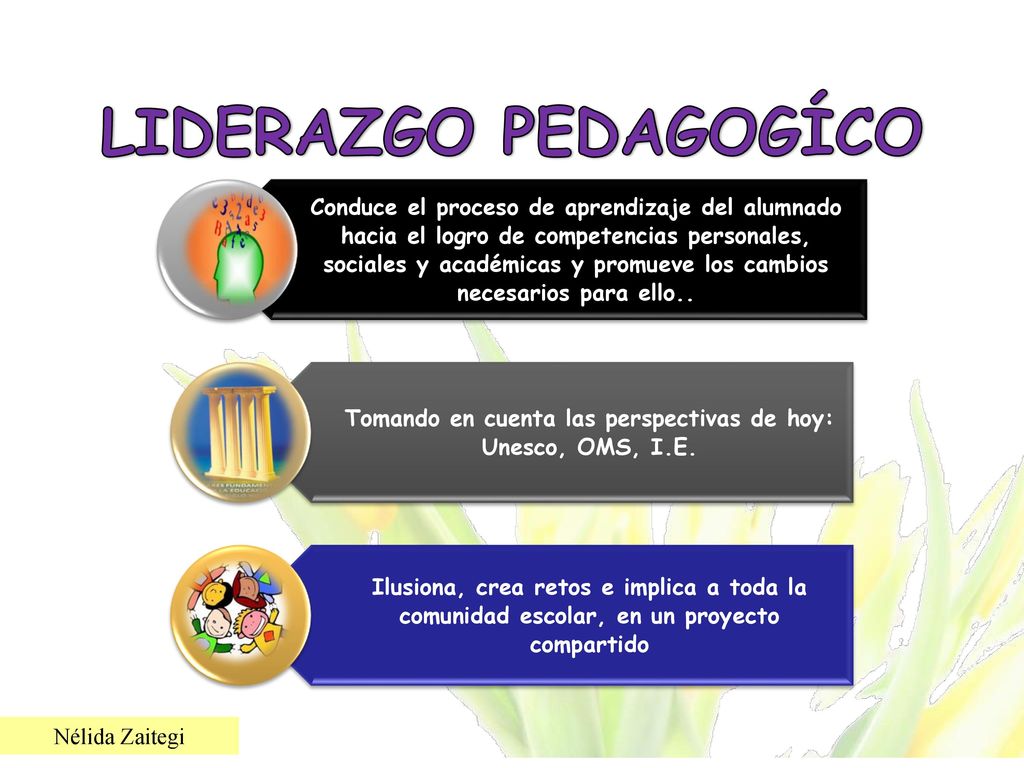 Tomando en cuenta las perspectivas de hoy: Unesco, OMS, I.E.