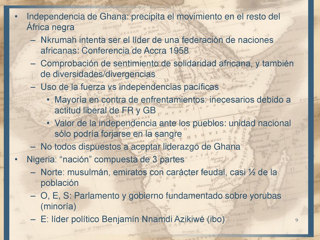 Independencia de Ghana: precipita el movimiento en el resto del África negra