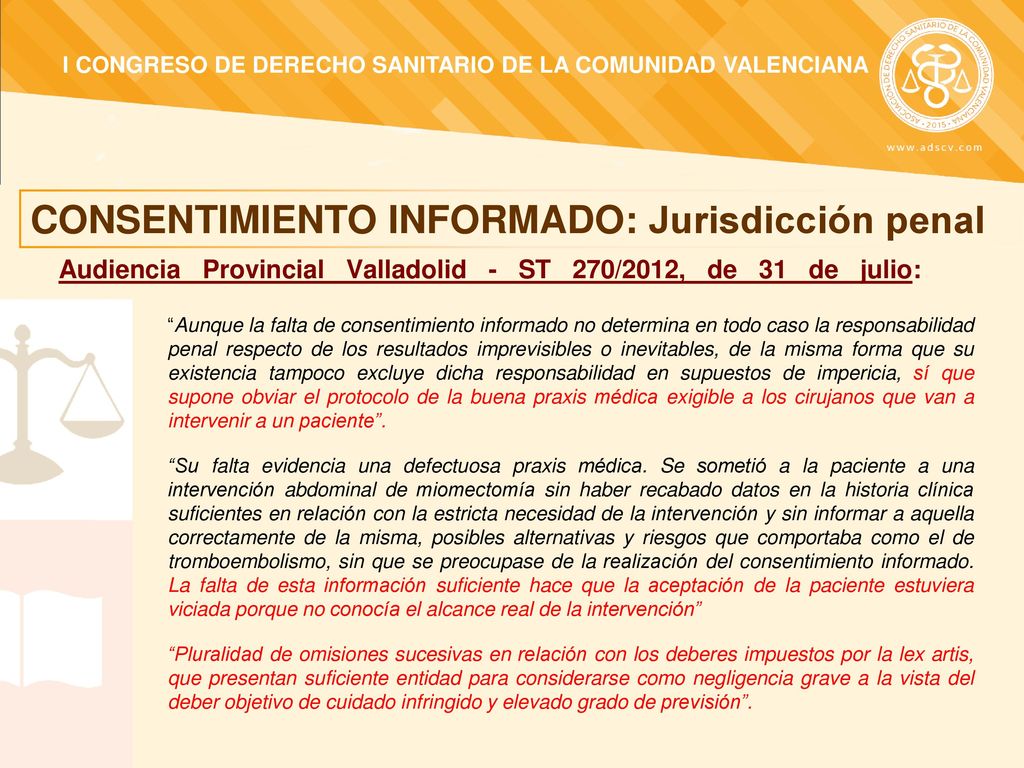 Audiencia Provincial Valladolid - ST 270/2012, de 31 de julio: