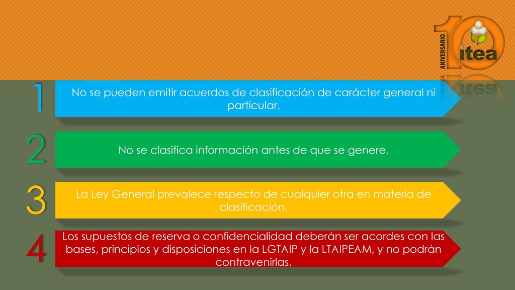 No se clasifica información antes de que se genere.
