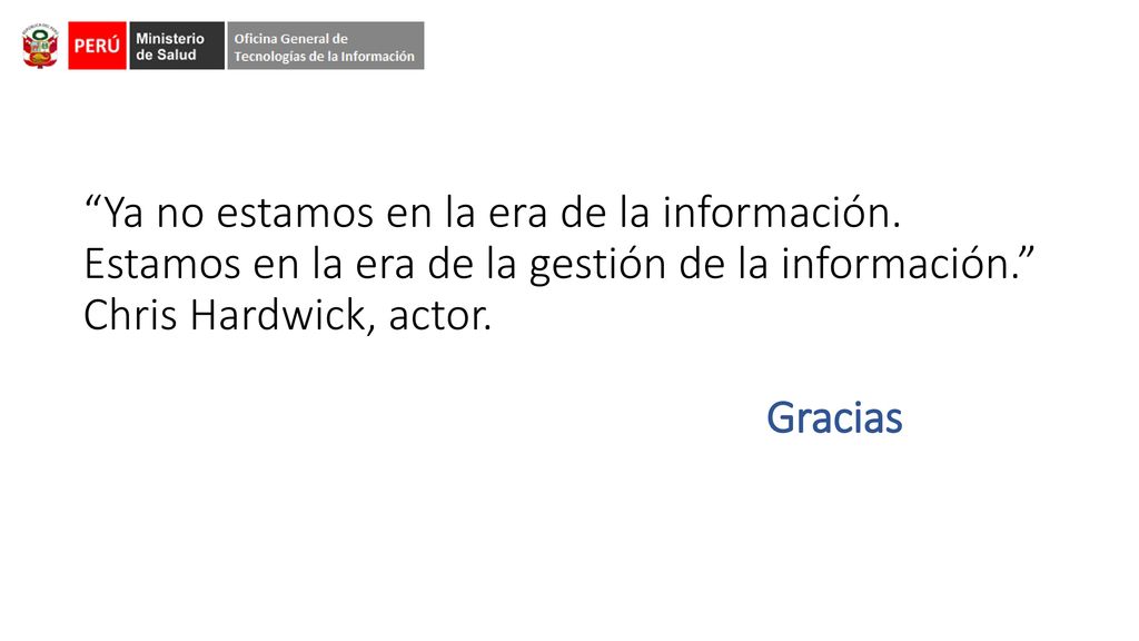 Ya no estamos en la era de la información